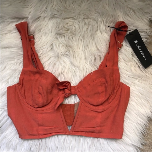 SOLD For love and lemons Sweet Jane crop top - Picture 3 of 5